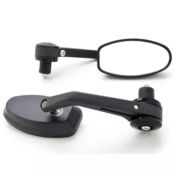 Motorcycle Bar End Rear View Mirror Set Sportbike Scooter Cruiser 7/8" Bars