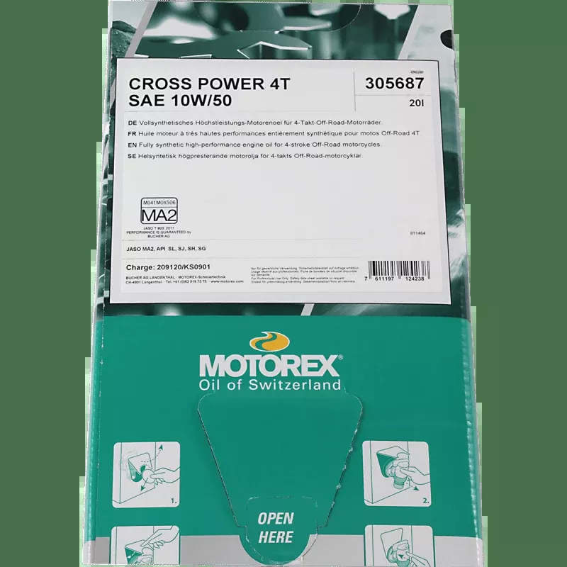 Motorex Cross Power 4T 10W50 20L