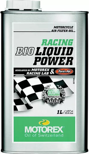 Motorex Racing Bio Liquid Power Air Filter Oil (1 Liter) - 102385