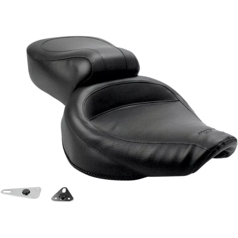 Mustang 75680 Vintage Wide Style 2 up Seat for Harley Dyna FXD Models 91-95