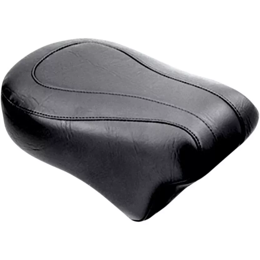 Mustang 76109 Black Vintage Standard Rear Seat Pillion Harley Dyna Models 06-17