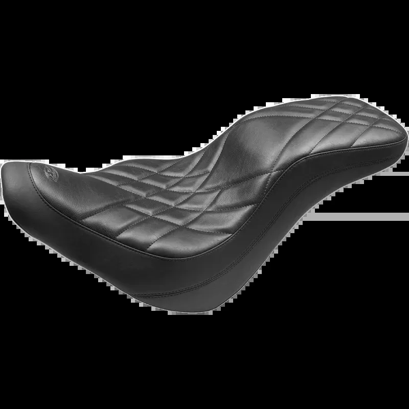 MUSTANG DAYTRIPPER SEAT BLK 2UP HARLEY 18+ M8 SOFTAIL FXLR/S/ST