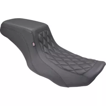 Mustang – Double Diamond Squareback Seat – 23+ Road Glide and Street Glide – Various Colors