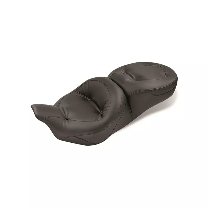 Mustang Regal Touring 1-Piece 2-Up Seat for 2008-25 Harley Touring models – 76036