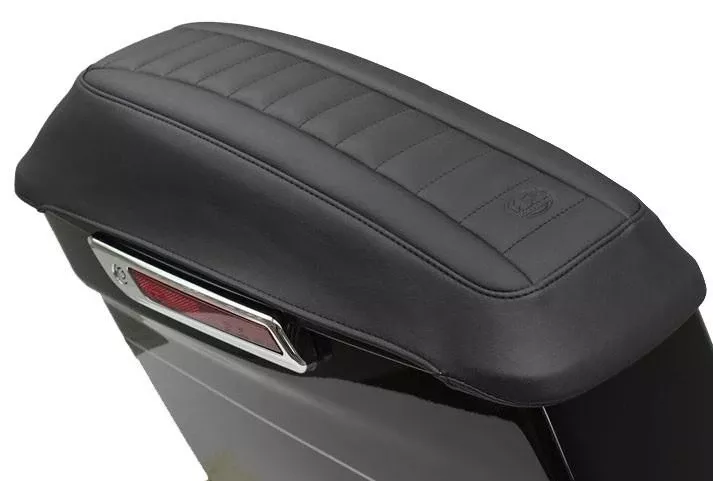 Mustang Saddlebag Lid Covers for Harley Davidson FL Touring '14-Up - Deluxe Stitching