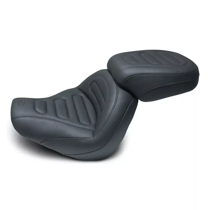 Mustang Seats Touring Solo Seat for Harley Davidson 2018-Up Fatbob Models - Pillion Sold Separately