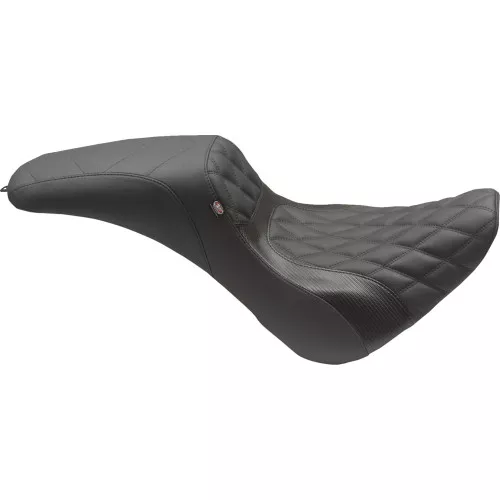 Mustang Tripper Fastback Seat for 2018-2024 Harley Softail FXST/FXBB - Black