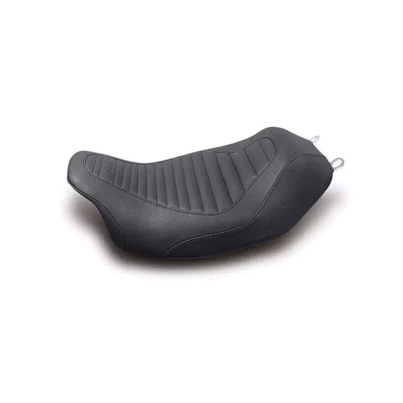 Mustang Tripper Tuck-n-Roll Solo Seat for 2008-25 Harley Touring models - 76713