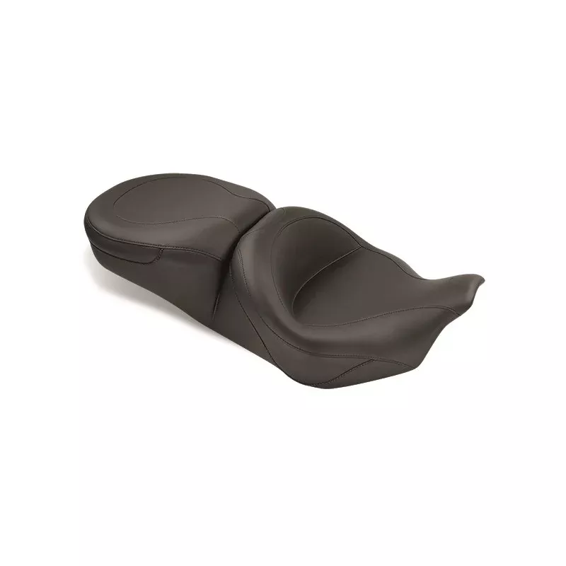 Mustang Ultra Touring 1-Piece 2-Up Seat for 2008-25 Harley Touring models – 76033