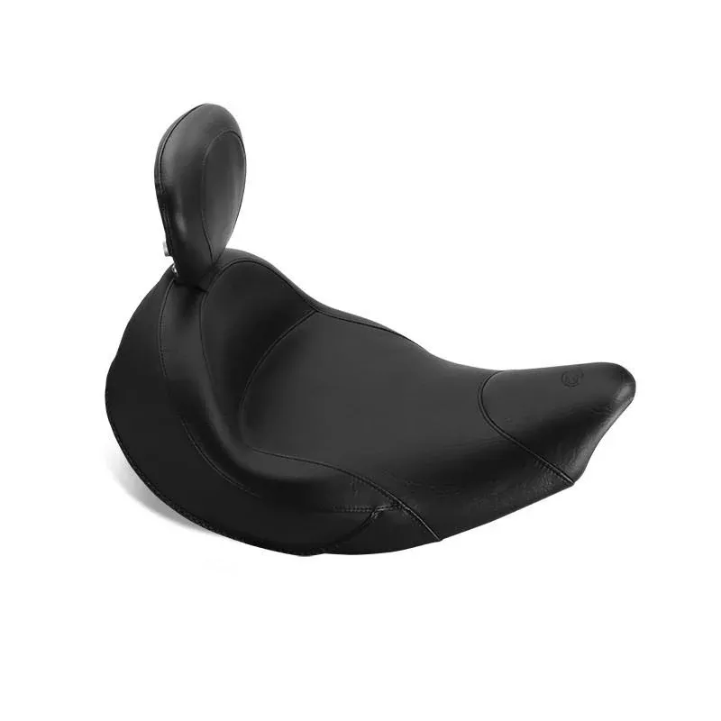 Mustang Vintage Wide Touring Solo Seat with Driver Backrest for 2014-17 Indian Chief/ Indian Roadmaster – 79760