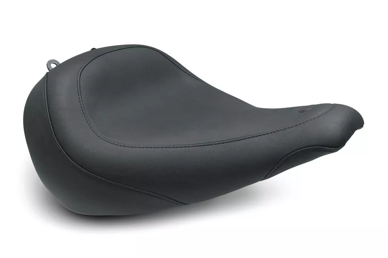 Mustang Wide Tripper Seat for '18-Up Harley-Davidson Softail Fat Boy - Original Black