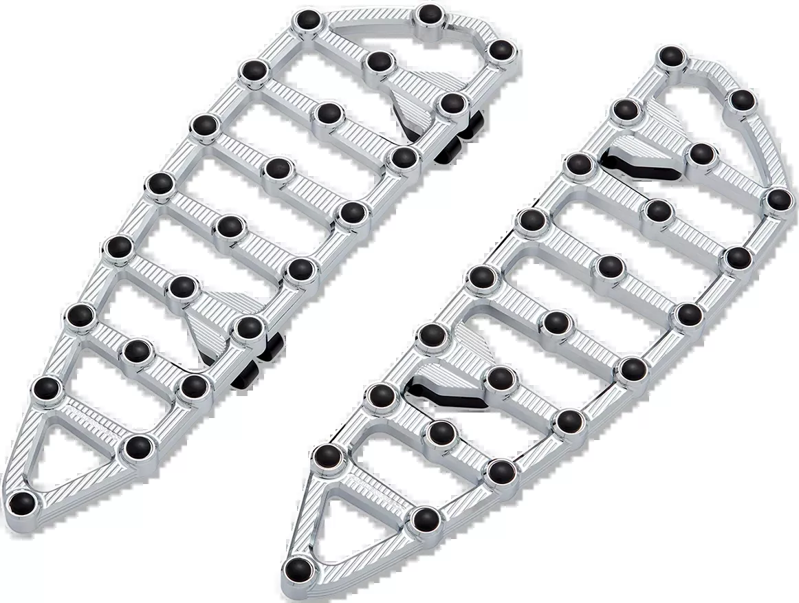 MX Driver Floorboards - Chrome