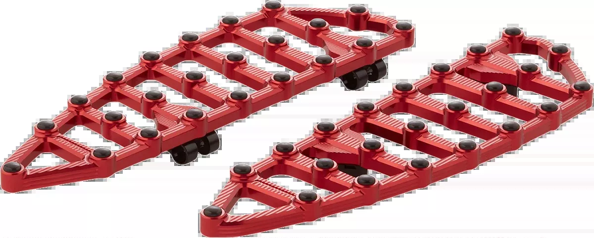 MX Driver Floorboards - Red