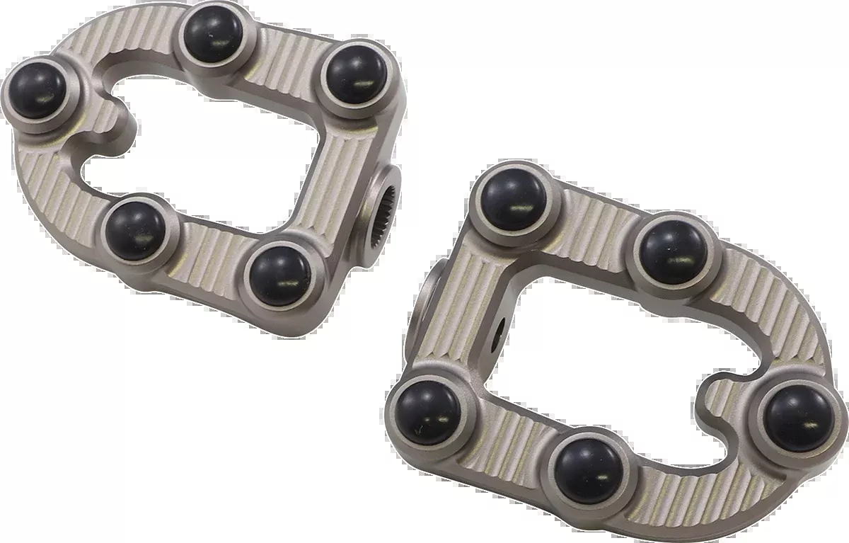 MX Footepgs - Driver - Titanium