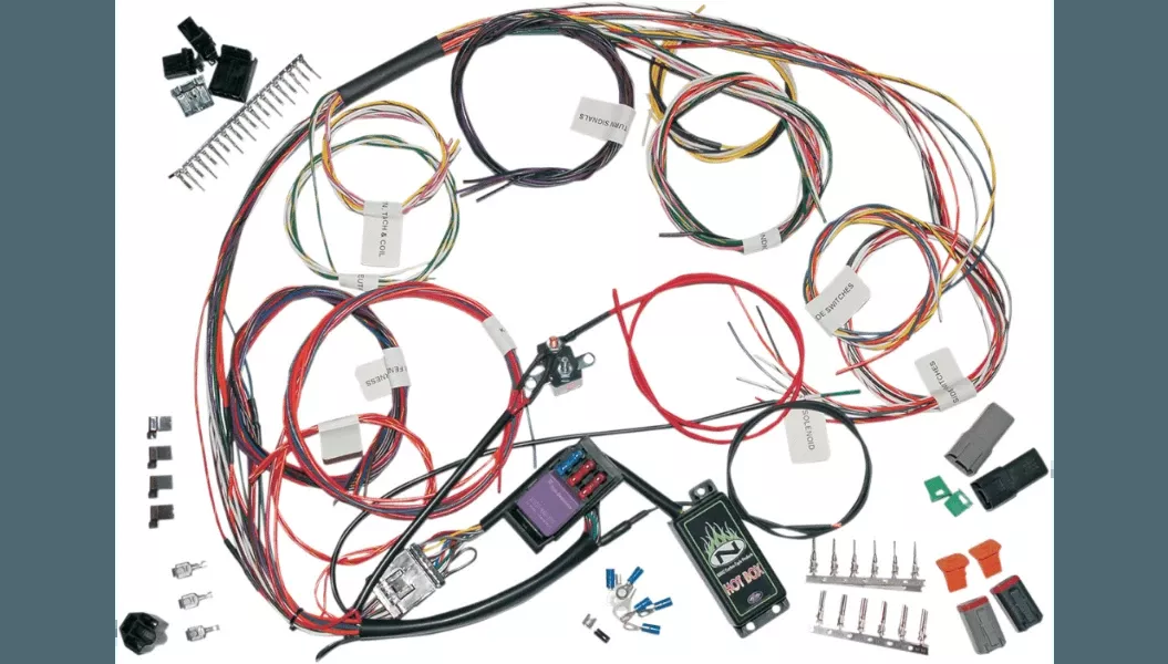 NAMZ Custom Full Motorcycle Wiring Harness - U.S. Only