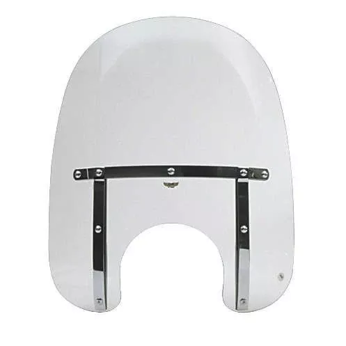 National Cycle Clear Dakota 4.5 Windshield With Mount Kit, Straight Forks