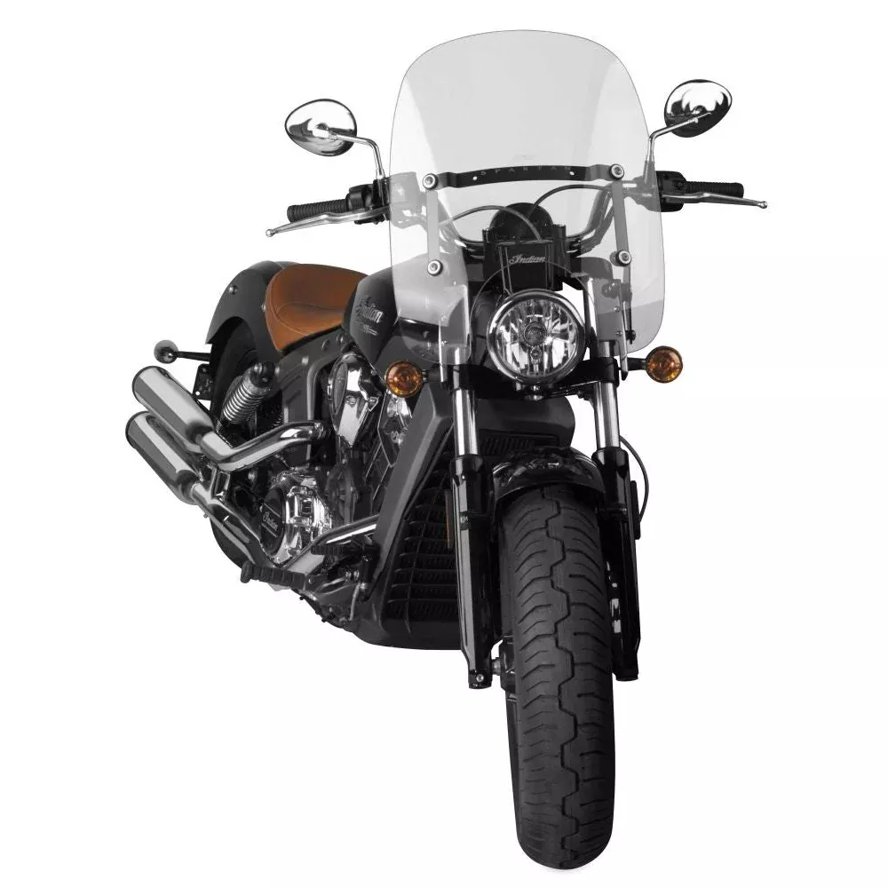 National Cycle Clear Spartan Quick Release Windshield With Mount Kit, Straight Forks For Suzuki Boulevard M800 05-09