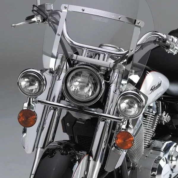 National Cycle N76601 – Switchblade Windshield Lowers for Honda – Kawasaki and Yamaha – Chrome