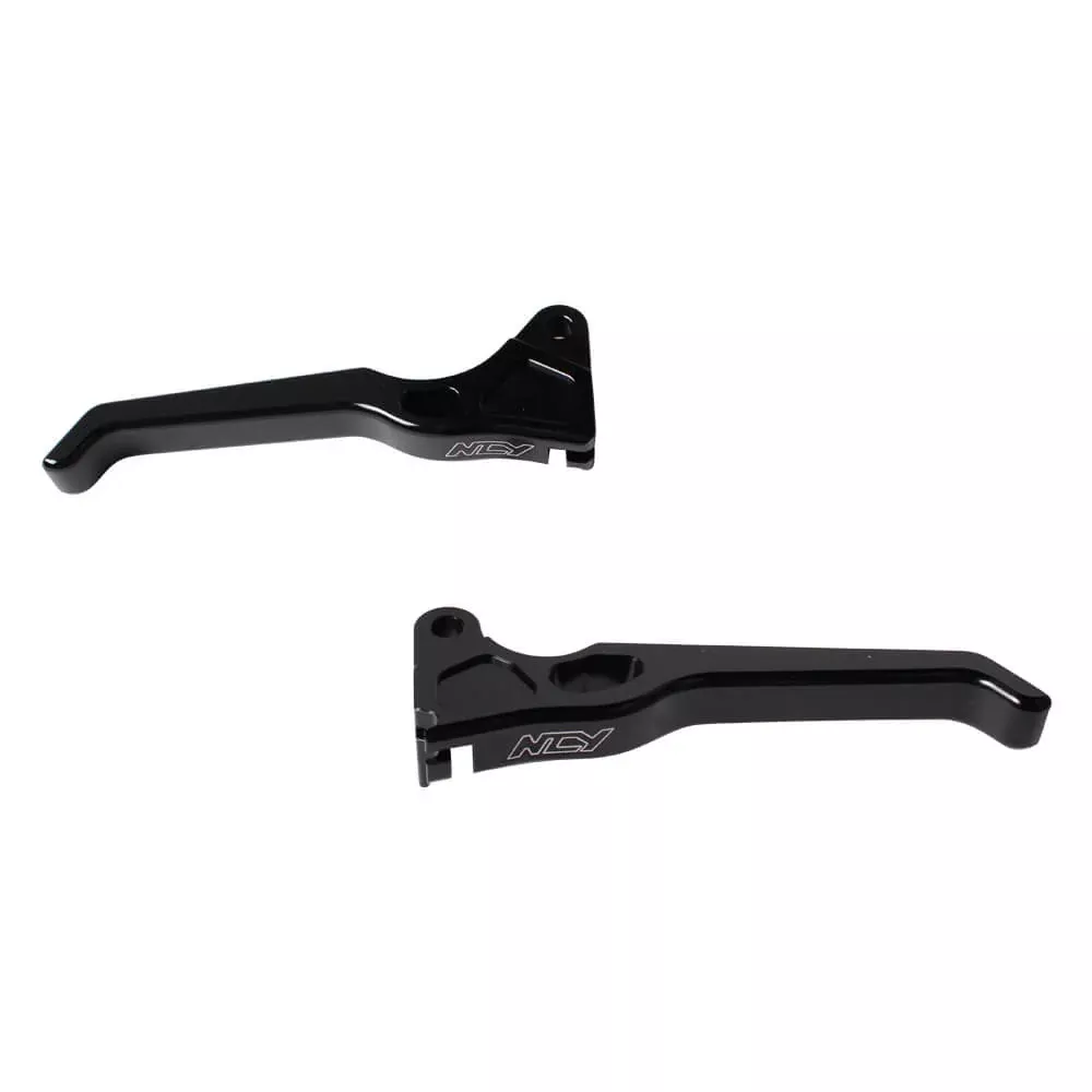 NCY CNC Billet Drum Brake Lever Set Black – Honda Ruckus