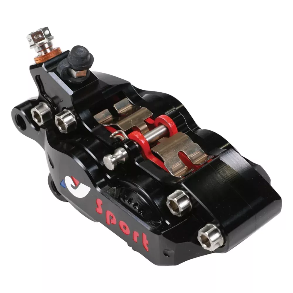 NCY Forged 4 Piston Brake Caliper Black Left | Universal