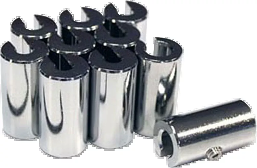 NO-MAR Wheel Weights – 1-1/4 oz Chrome – 10 Pack (Part No. WT-SPK10CH-125)