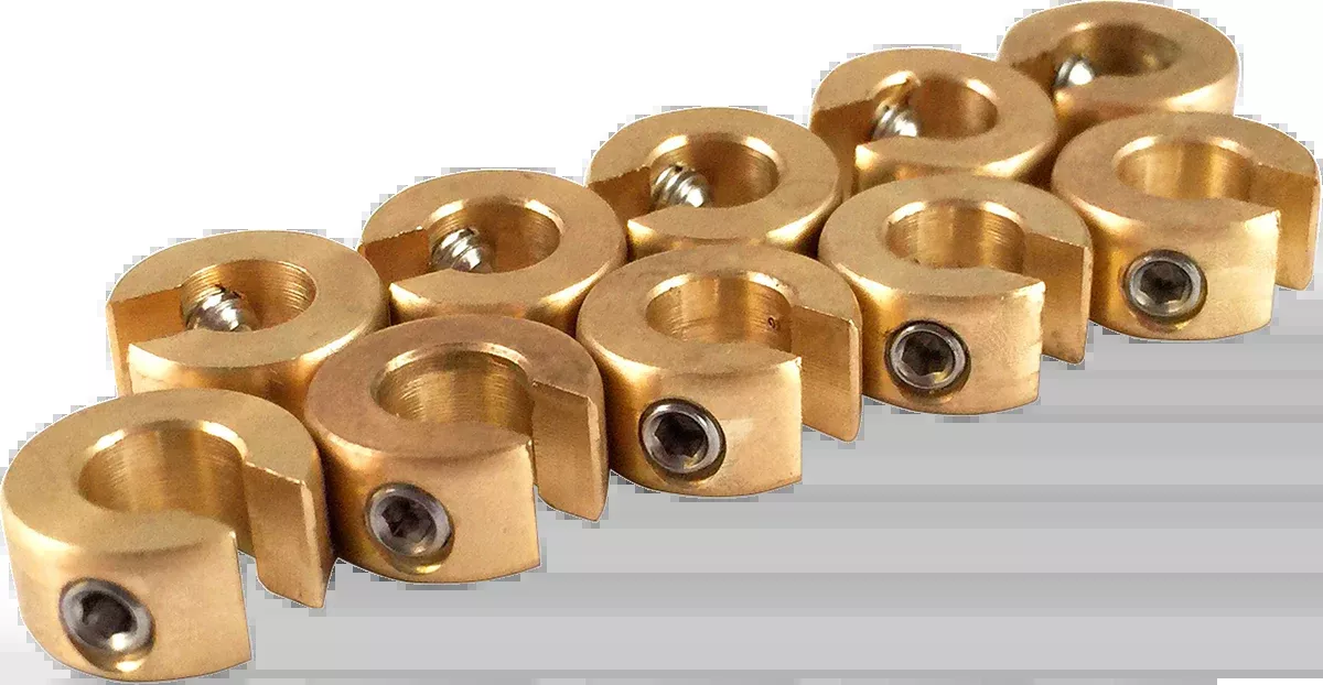 NO-MAR Wheel Weights – 1/4 oz Brass – 10 Pack (Part Number WT-SPK10BR-25) for Precise Wheel Balance