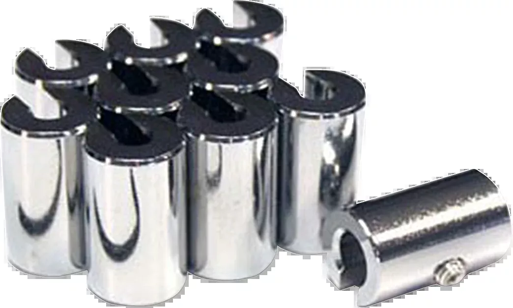 NO-MAR Wheel Weights – 1 oz Chrome – 10 Pack WT-SPK10CH-1