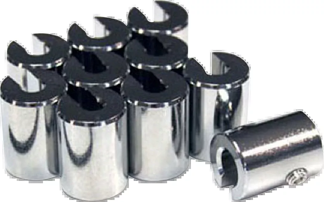 NO-MAR Wheel Weights – 3/4 oz Chrome Finish – 10 Pack (Part Number WT-SPK10CH-75)