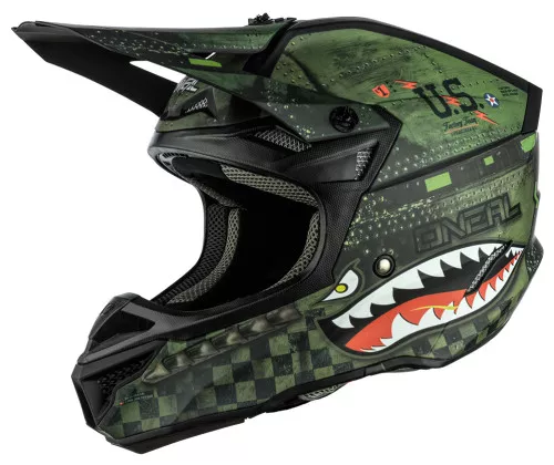 O'Neal 5 SRS Warhawk MX Offroad Helmet