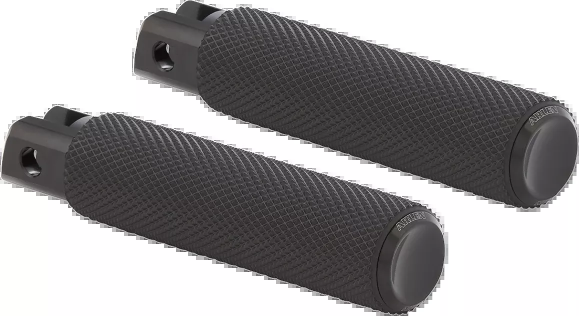 Passenger Knurled Footpegs - Black - FX/FL '18-'25