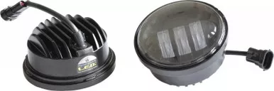 Pathfinder 4.5" Led Passing Lamps Black High Definition - HDPL2B