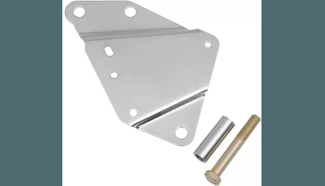 Paughco Left Tool Box Mount for '84-00 Harley Davidson FXST/FLST Softail Models
