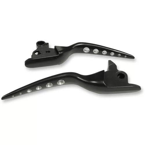 Paul Yaffe Racing Hand Levers for 2008-2016 Harley Touring with Cable Clutch - Black