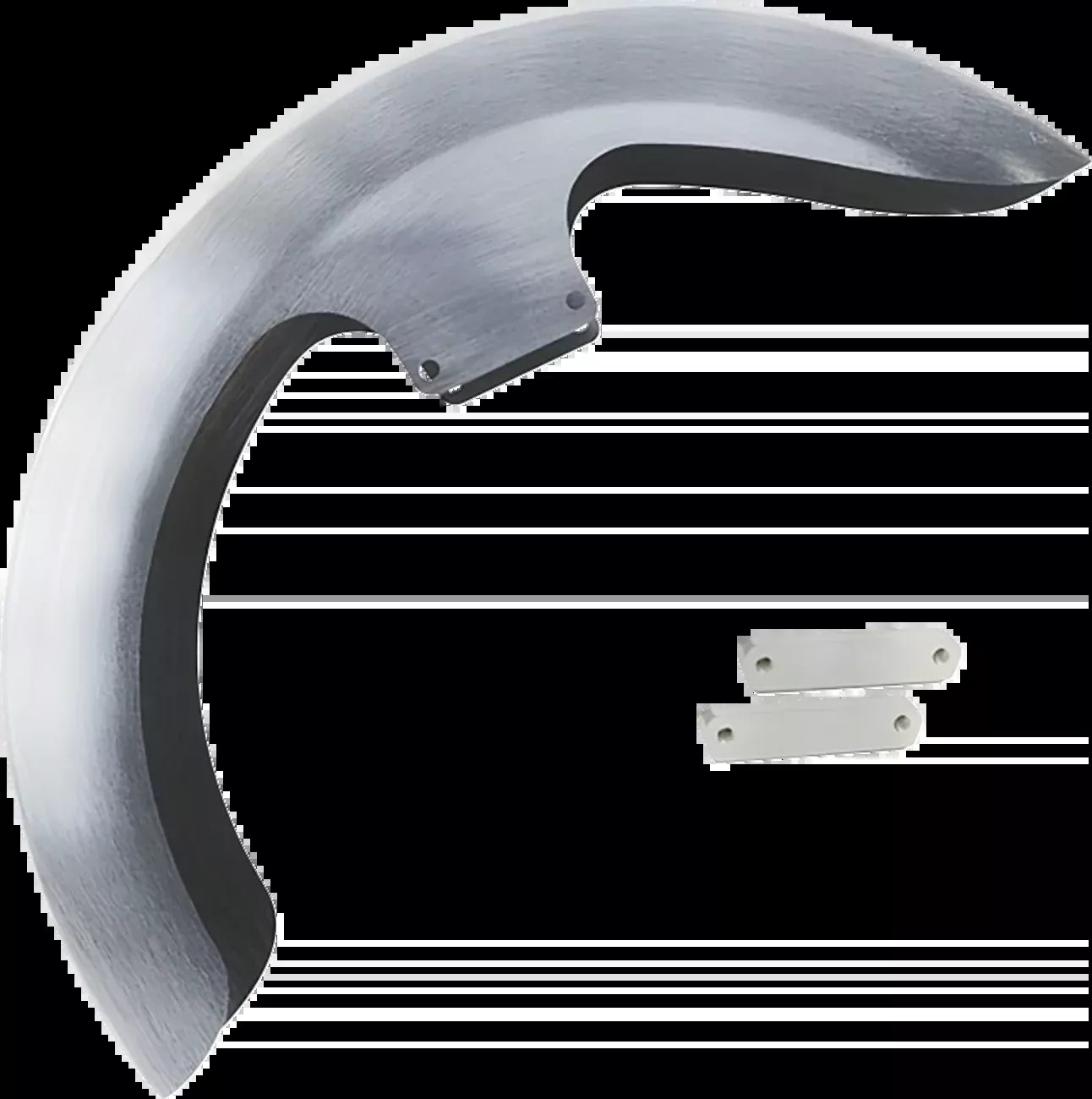 Paul Yaffe Thicky 21" Raw Front Fender 2014-2024 Harley Touring FLHX FLHR FLRT