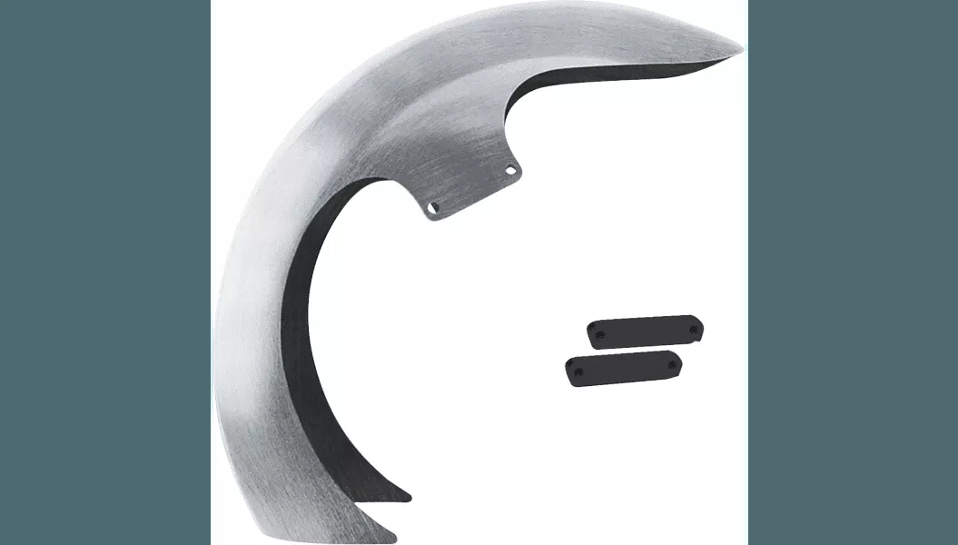 Paul Yaffes Bagger Nation DEI Front Fender for '14-24 Harley Davidson Touring Models - 21" OEM Wheel w/ Chrome Adapters
