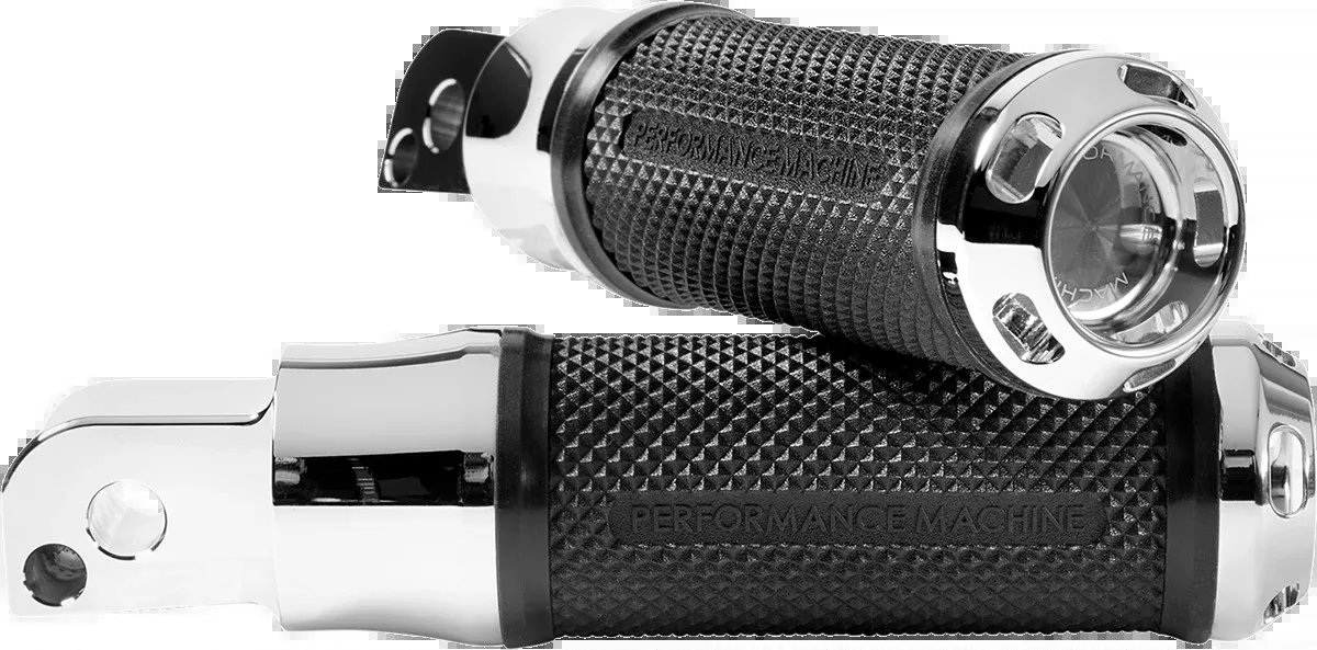 Performance Machine Apex Chrome Passenger Footpegs 2018-2020 Harley Softail FLSL