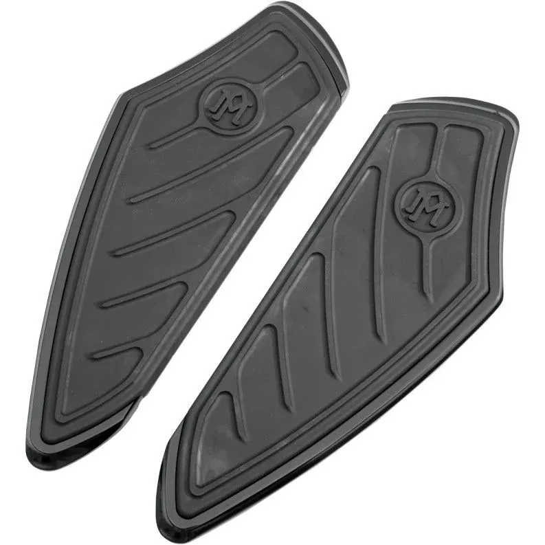 Performance Machine Black Contour Driver Floorboards for 83-18 Harley FLH/T FLST