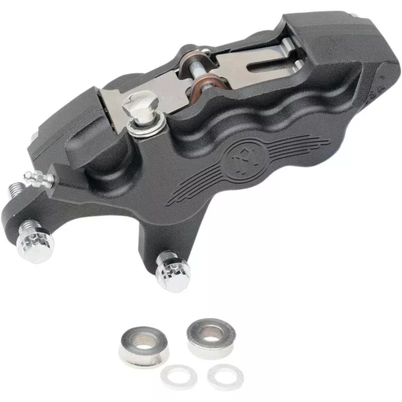 Performance Machine Black Ops 11.5 Left Side 6 Piston Calipers for 00-15 Harley