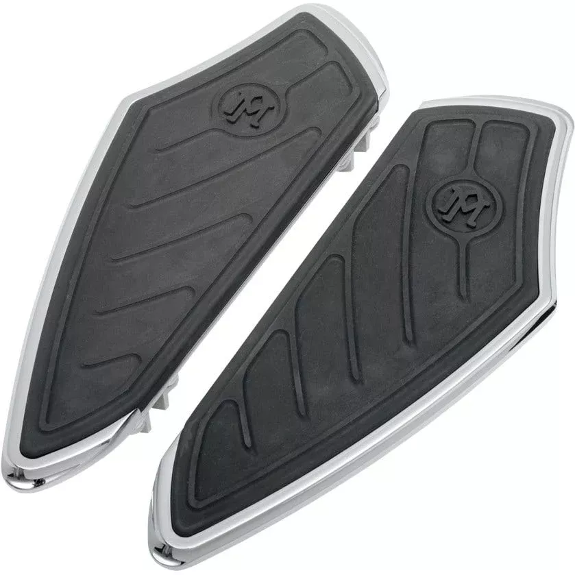 Performance Machine Chrome Contour Driver Floorboards for 83-Up Harley FLH/T FLST