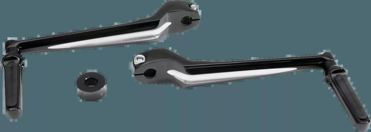 Performance Machine Contour Heel Toe Shift Levers for '84-Up Harley Davidson Touring - Contrast Cut or Chrome