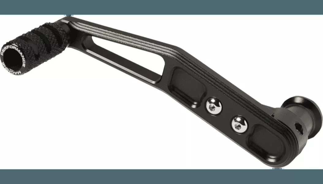 Performance Machine Drifter Adjustable Shift Lever for '84-Up Harley Davidson Touring (Toe shift only) Black Ops