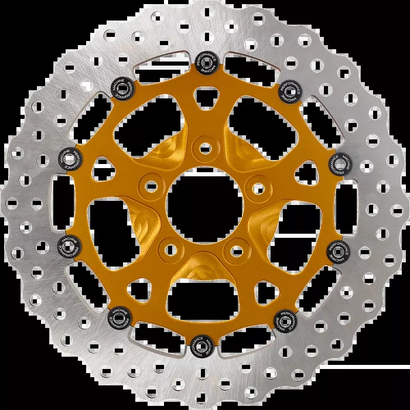PERFORMANCE MACHINE FRONT FLOATING BRAKE ROTORS HARLEY MODELS