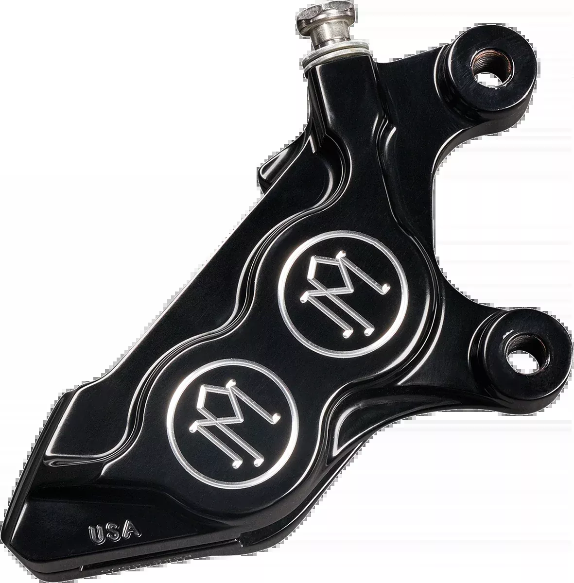 Performance Machine Front Right Side 4 Piston Brake Caliper for 2008-2021 Harley
