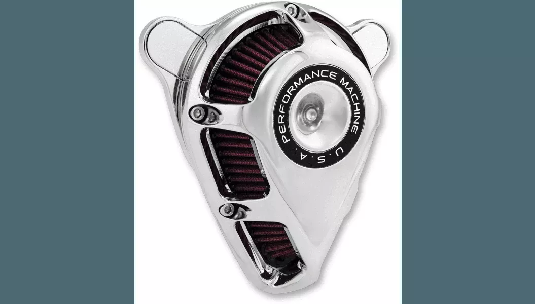 Performance Machine Jet Air Cleaner Kit for '24-Up Harley Davidson Street Glide, Road Glide and '23-24 FLHXSE CVO Street Glide, FLTRSE CVO Road Glide - Chrome