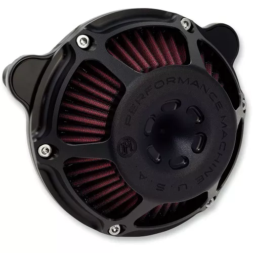 Performance Machine Max HP Air Cleaner for 1999-2017 Harley Twin Cam Cable Throttle - Chrome