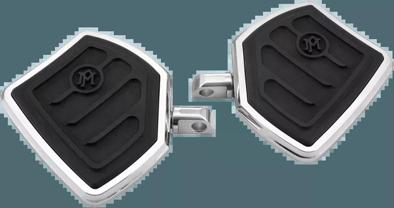 Performance Machine Mini Floorboard Set (Choose from 3 Styles) Chrome or Black