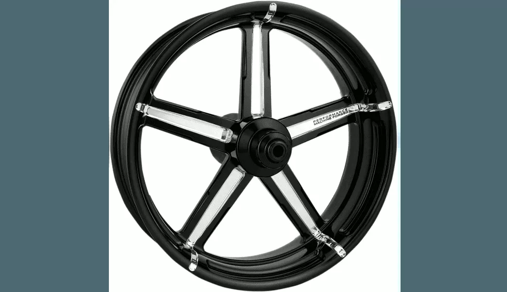 Performance Machine Phatour 180 Contour Series Front Formula Wheel for '08-20 Harley Davidson Touring Models - Chrome