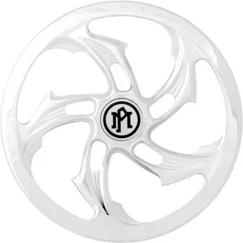 PERFORMANCE MACHINE (PM) 1014-0068 0206-2010RVL-CH Super Gas Universal Faceplate Rival Air Cleaner Insert - Chrome