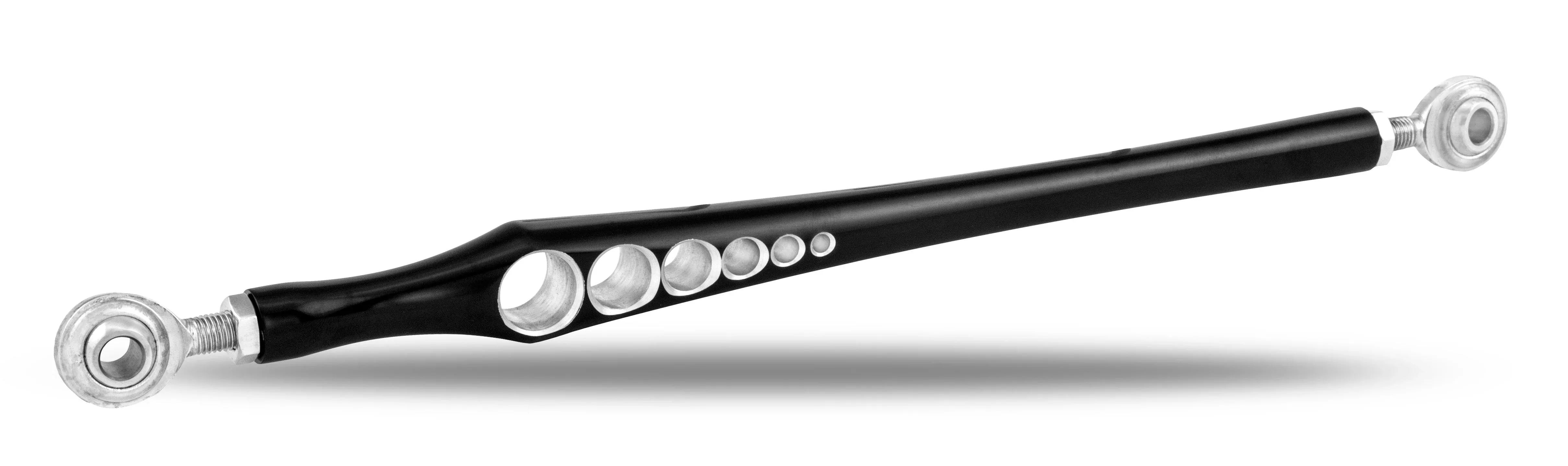 Performance Machine PM Holeshot Black Contrast Cut Shift Linkage Rod Harley 86-19