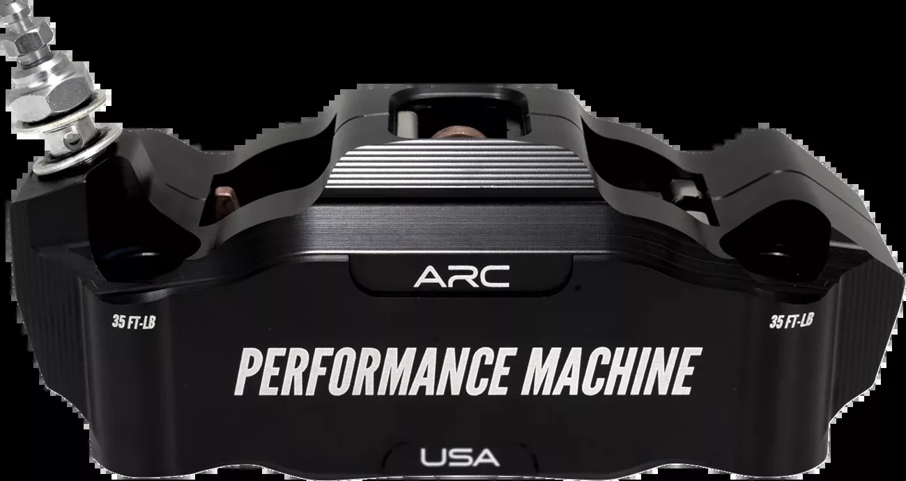 PERFORMANCE MACHINE (PM) Radial Mount Caliper - Front Left - Black Anodized - 0052-2427-MB